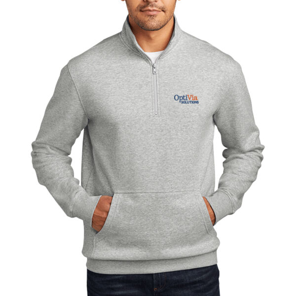 Embroidered Optivia Solutions - V.I.T. Fleece 1/4 Zip Thumbnail