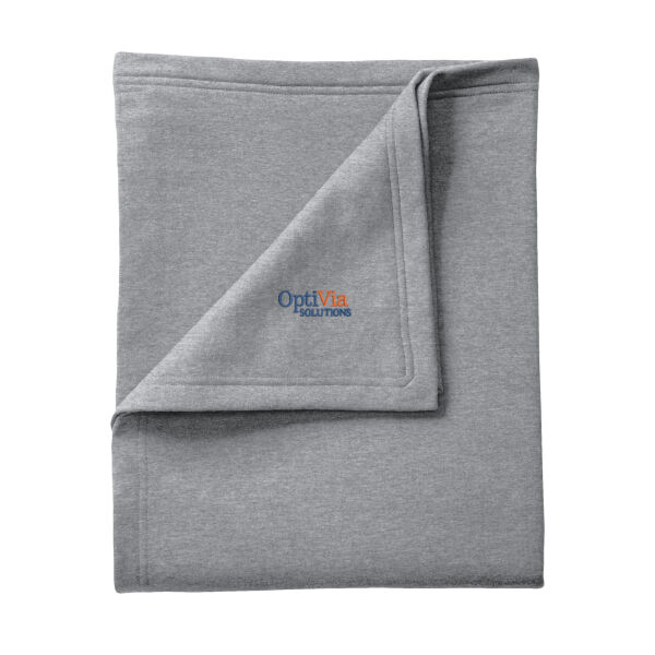 Embroidered Optivia Solutions - Core Fleece Sweatshirt Blanket Thumbnail