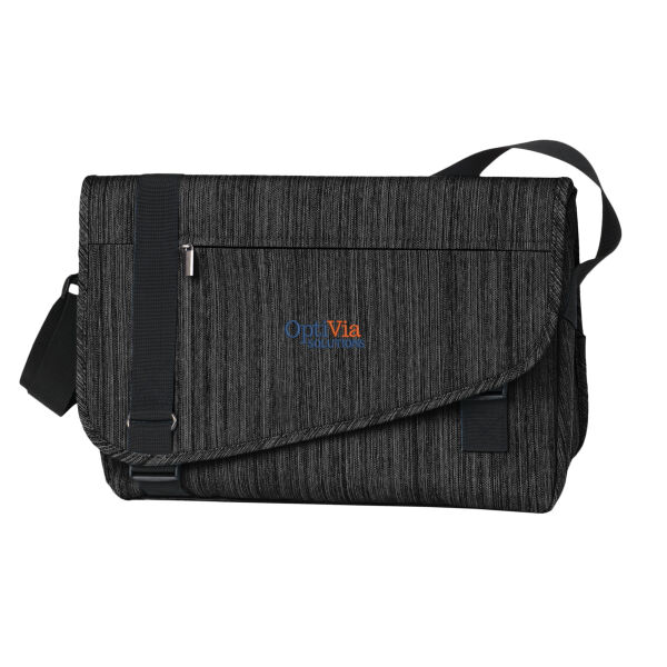 Embroidered Optivia Solutions - Crossbody Messenger Thumbnail