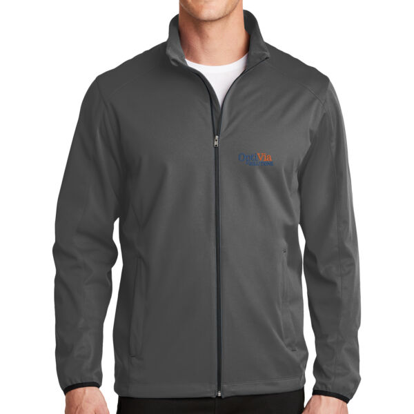 Embroidered Optivia Solutions - Active Soft Shell Jacket Thumbnail