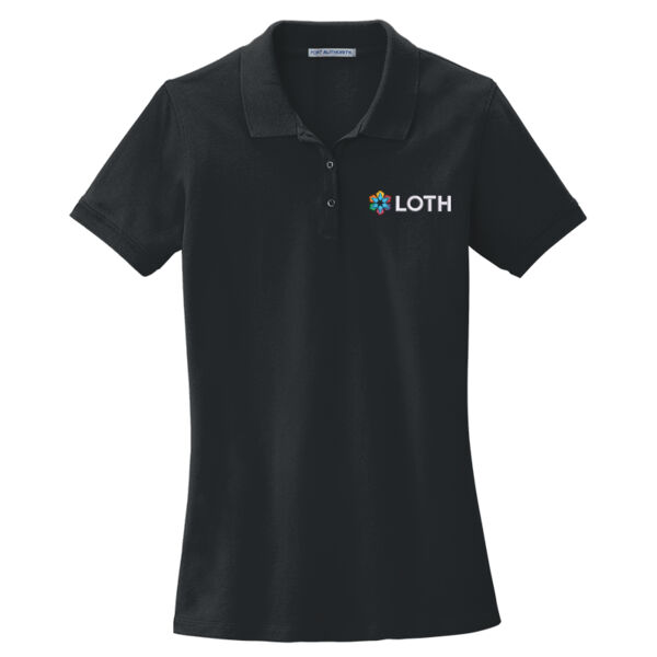 Embroidered Full Color Loth - Ladies EZCotton ® Polo Thumbnail